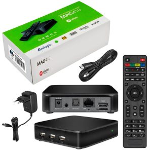 MAG 410 Infomir Android 6.zero TV Subject IPTV Set Prime Subject UHD 4K HEVC Constructed-In WiFi British isles