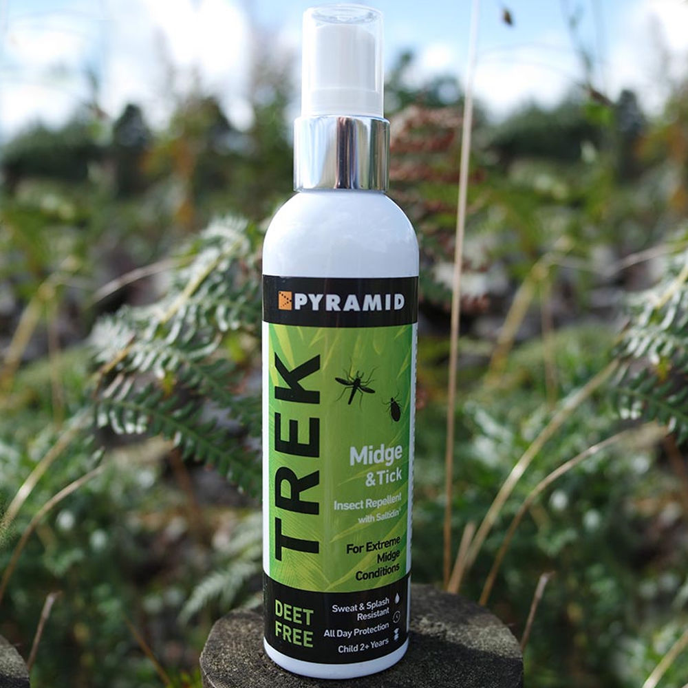 PYRAMID TREK INSECT MIDGE MOSQUITO REPELLENT SPRAY BOTTLE NATURAL DEET SENSITIVE - Image 5