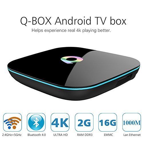 Qd Box Q BOX 2GB/16GB S905X Quad Core 4K UHD Android 6.zero DUAL WIFI TV Area ...
