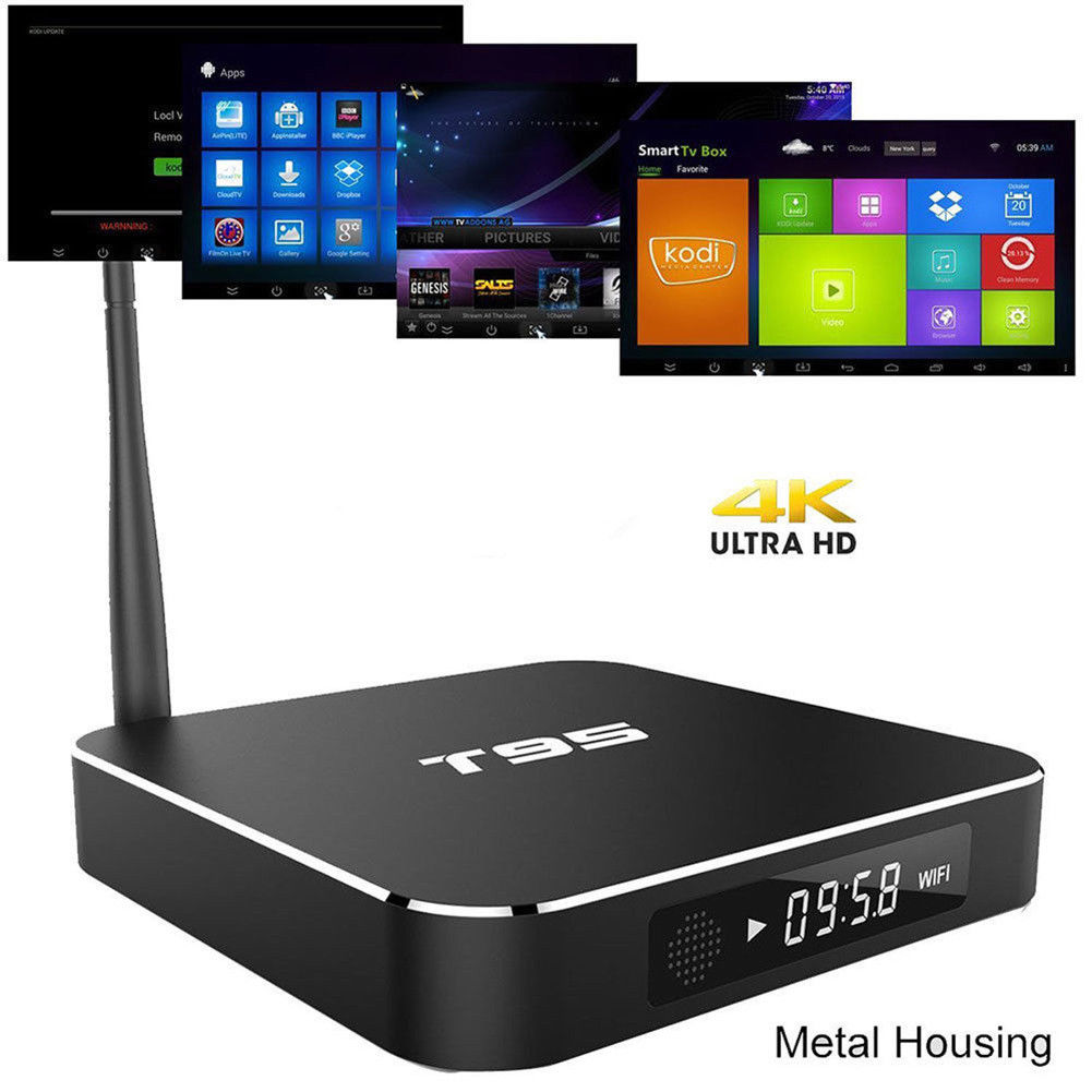 T95 Android TV Area Metal case Amlogic S905X Quad Core WiFi Good Media Participant - Image 3