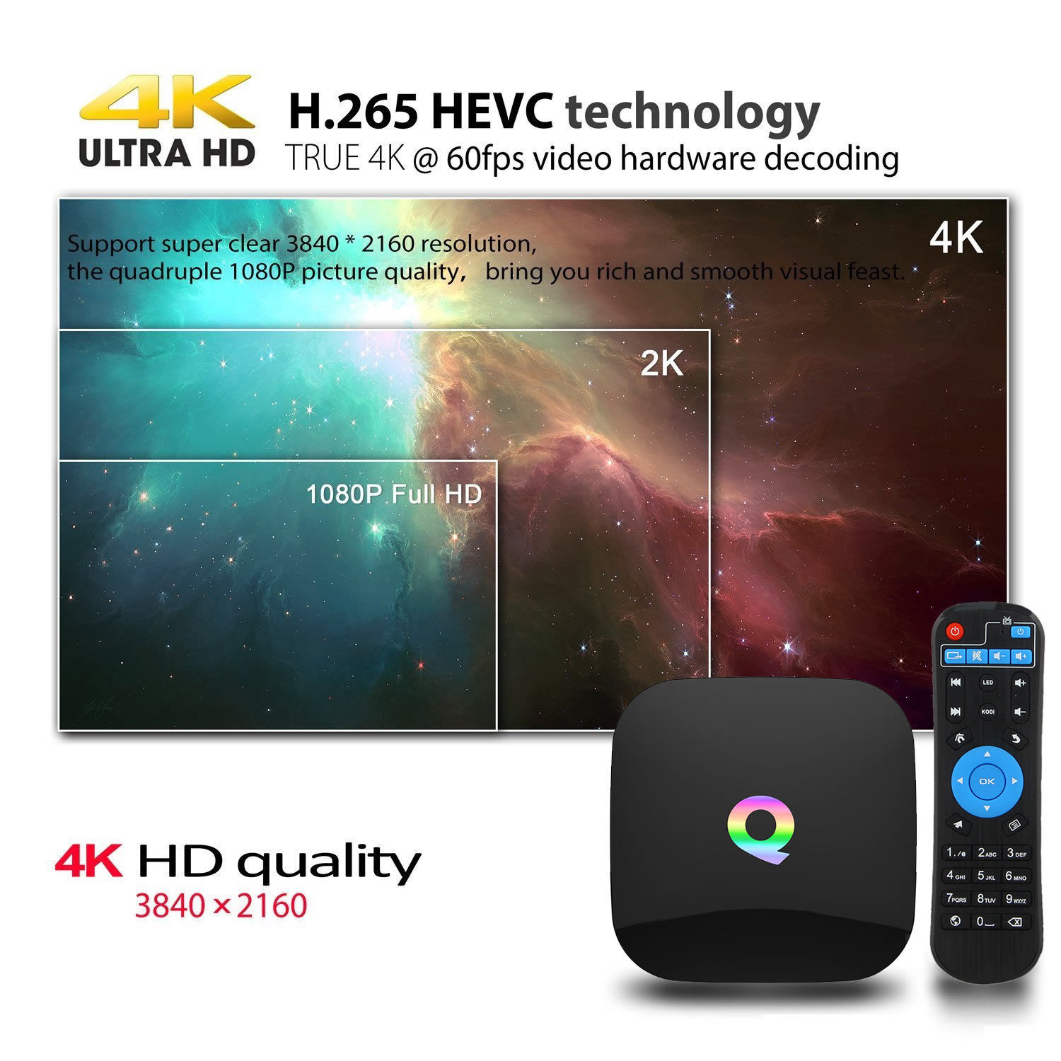18 Q-Subject 2GB+16GB Android TV Subject 4K Smart 17.6 HD Media Participant Skilled Streamer British isles - Image 8