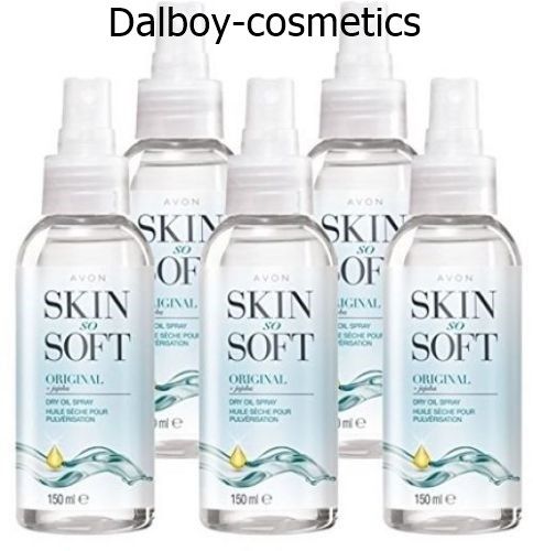 5 x Avon Pores and pores and skin So Mild Distinctive Dry Oil Spray 150ml NEW Bug Parasite Resilient