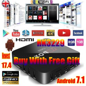 4K PRO Quad Core Wise Android 7.1 TV Subject KODI 17.6 HD WIFI Media Sports activities actions Movies