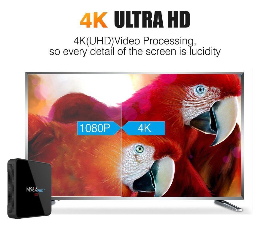 2+16GB Android 7.1.2 Nougat Smart TV BOX Amlogic S905W Quad Core 4K HDMI Media - Image 6