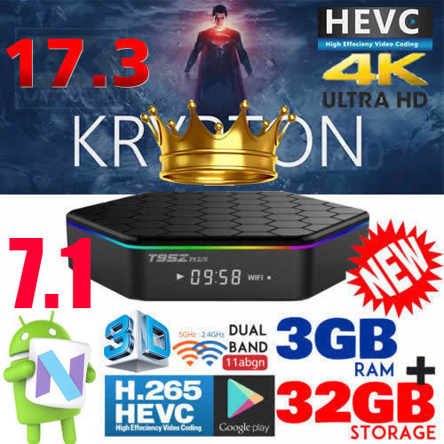T95Z Plus S912 3GB+32GB Good TV Area Octa Core Android 7.1 Twin WIFI 4K