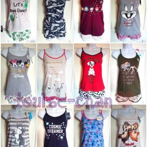 Women DISNEY Shorts Vest Cami Prime Females Women Pyjamas Set Primark S to XL NEW!