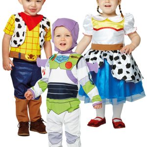 Childs Disney World Toy Story Costume Boys Girls Buzz Woody Jessie Travis Fancy Robe