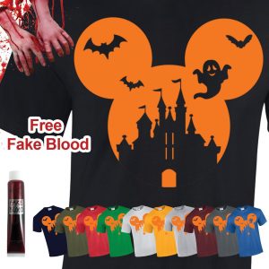 Halloween Walt Disney World World Fake Free Blood Costume Fancy Robe Present Prime Impressed Tshirt