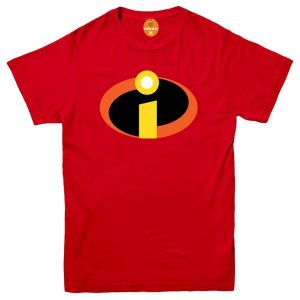 The Incredibles Superhero Tee Shirt Walt Disney Pixar Humorous Joke Birthday Current Males Excessive