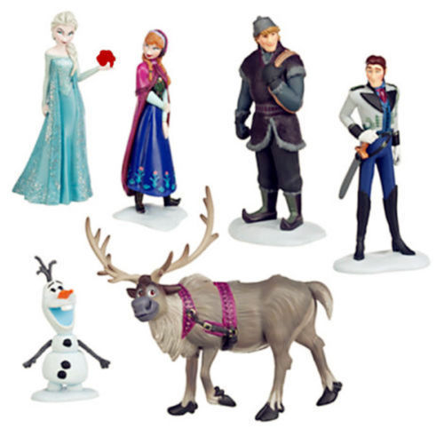 6pc Frozen Princess Cake Toppers Elsa Olaf Anna Figures Set Walt Walt Disney World World Toy Topper Nice britain