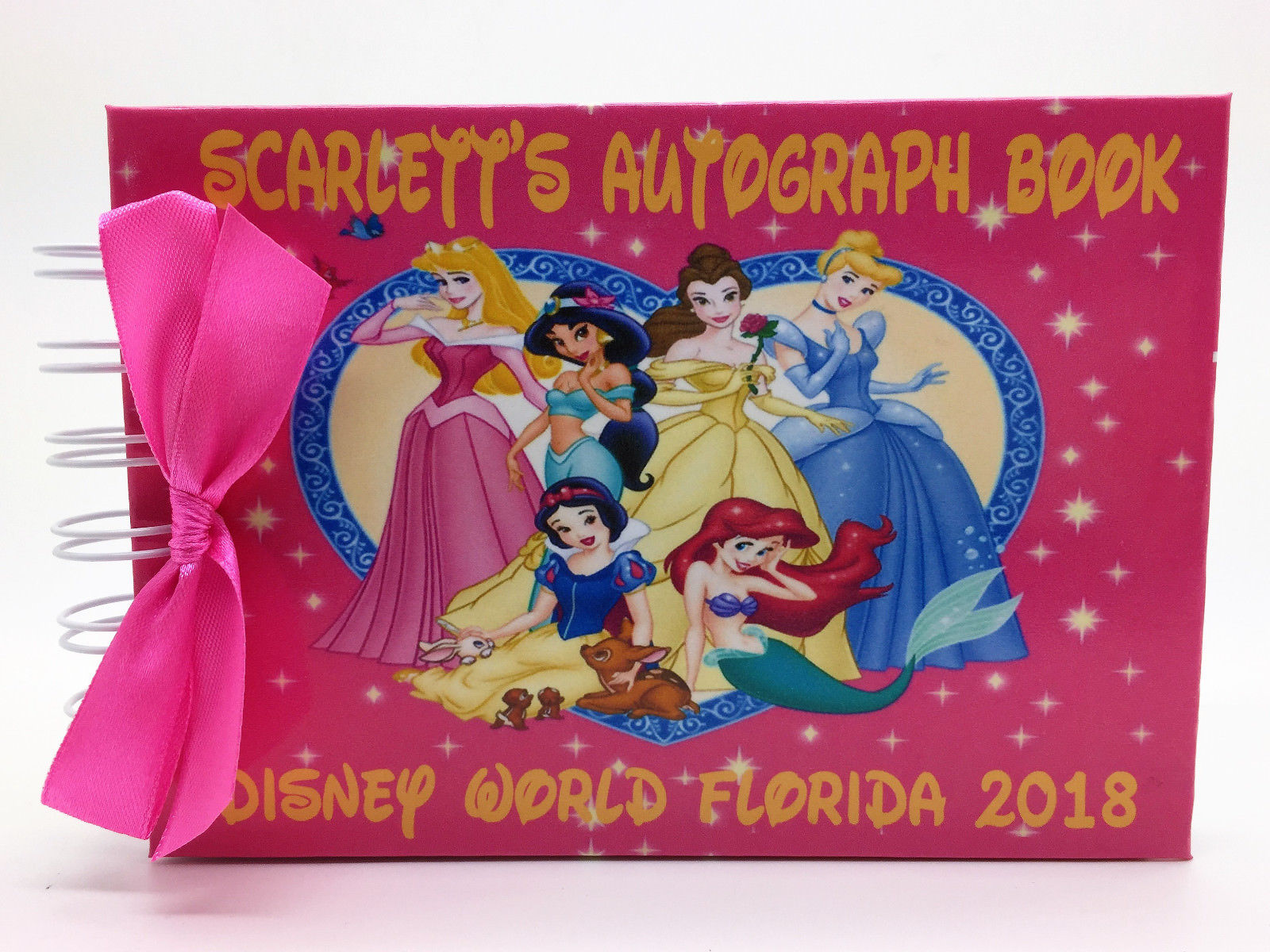 A6-Personalised Walt Disney World World Autograph E book-Pocket Measurement HARDBACK PROTECTIVE COVERS 9 - Image 5