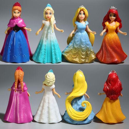 8X DIY Modified Costume Walt Disney Princess Magiclip Habits Figures Girl doll Youngsters Girl Toy - Image 3