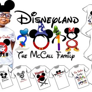 Disney Iron-On T-Shirt Transfers in A5 & A4 - Personalised & Standard Designs