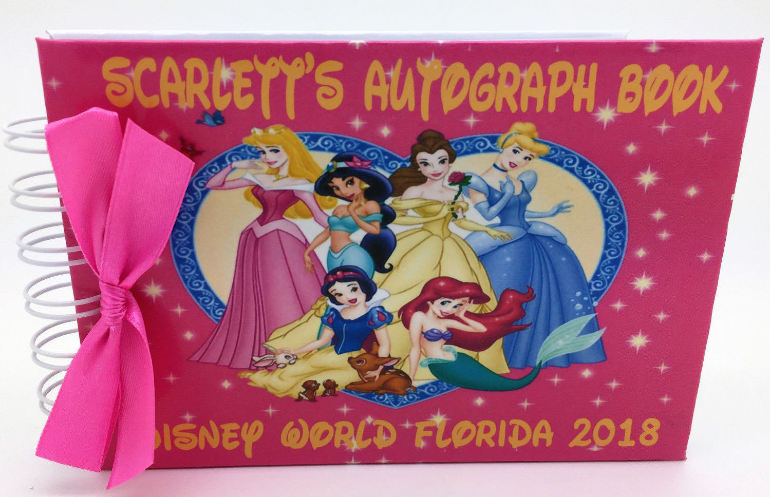 A6-Personalised Walt Disney World World Autograph E book-Pocket Measurement HARDBACK PROTECTIVE COVERS 9 - Image 4