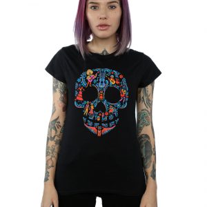 Walt Walt Disney Girls's Coco Skull Format T-Shirt
