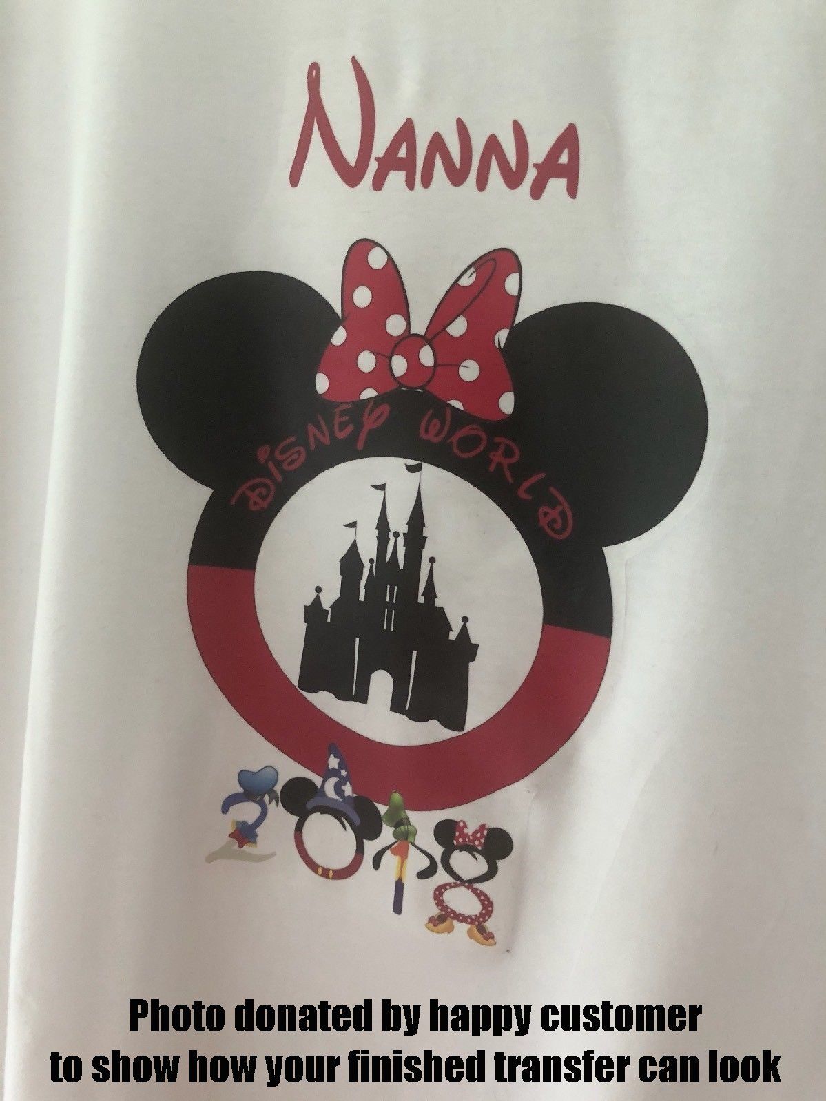 Disney Iron-On T-Shirt Transfers in A5 & A4 - Personalised & Standard Designs - Image 4