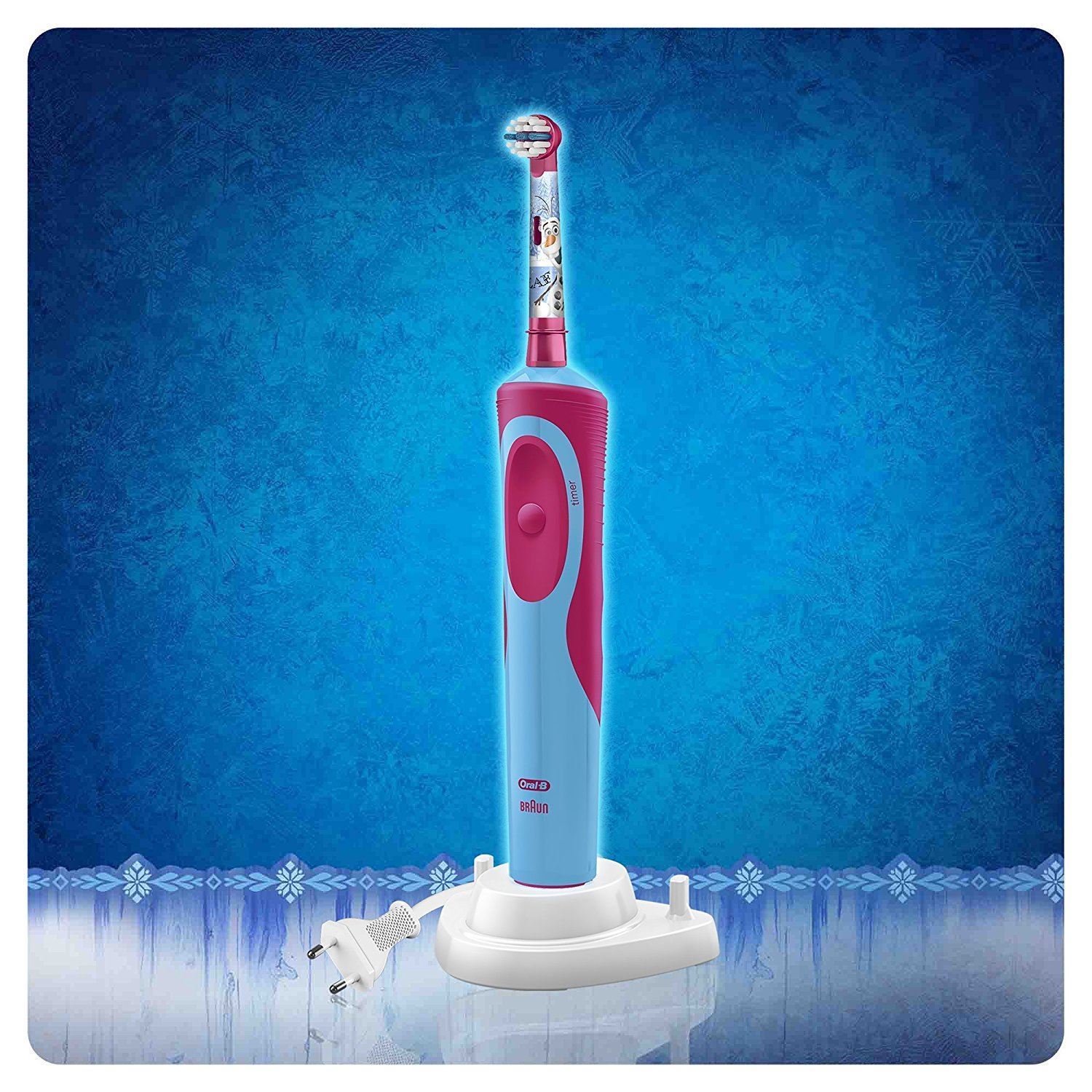 Oral-B Walt Disney World Frozen Women Electrical Toothbrush Ranges Vitality Youngsters Toothpaste Current - Image 5