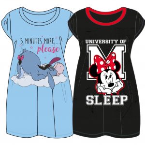 womens Girls Nightshirt Nighties Nightdress Nightwear EEYORE DISNEY