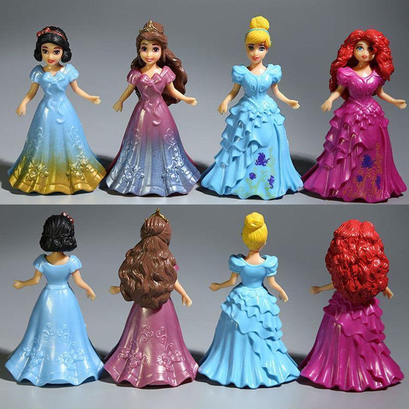 8X DIY Modified Costume Walt Disney Princess Magiclip Habits Figures Girl doll Youngsters Girl Toy - Image 4