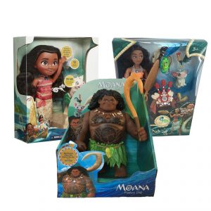 Movie Walt Disney World World Princess Moana Singing Maui Habits Figures Lady doll Youngsters Collectible collectible figurines Toy